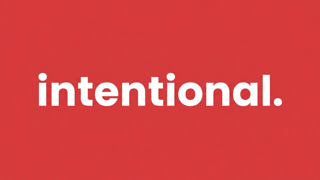 intentional animated logo